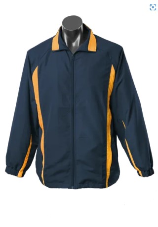 Mens Eureka Track Jacket-Navy/Gold:Navy/Gold