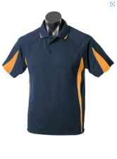 Kids Eureka Polo-Navy/Gold 